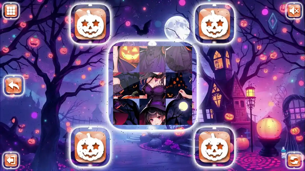 Lovely Anime Puzzle: Halloween