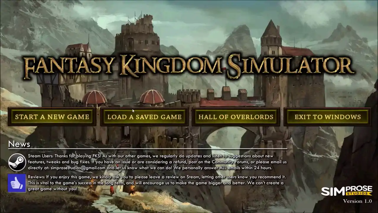 Fantasy Kingdom Simulator