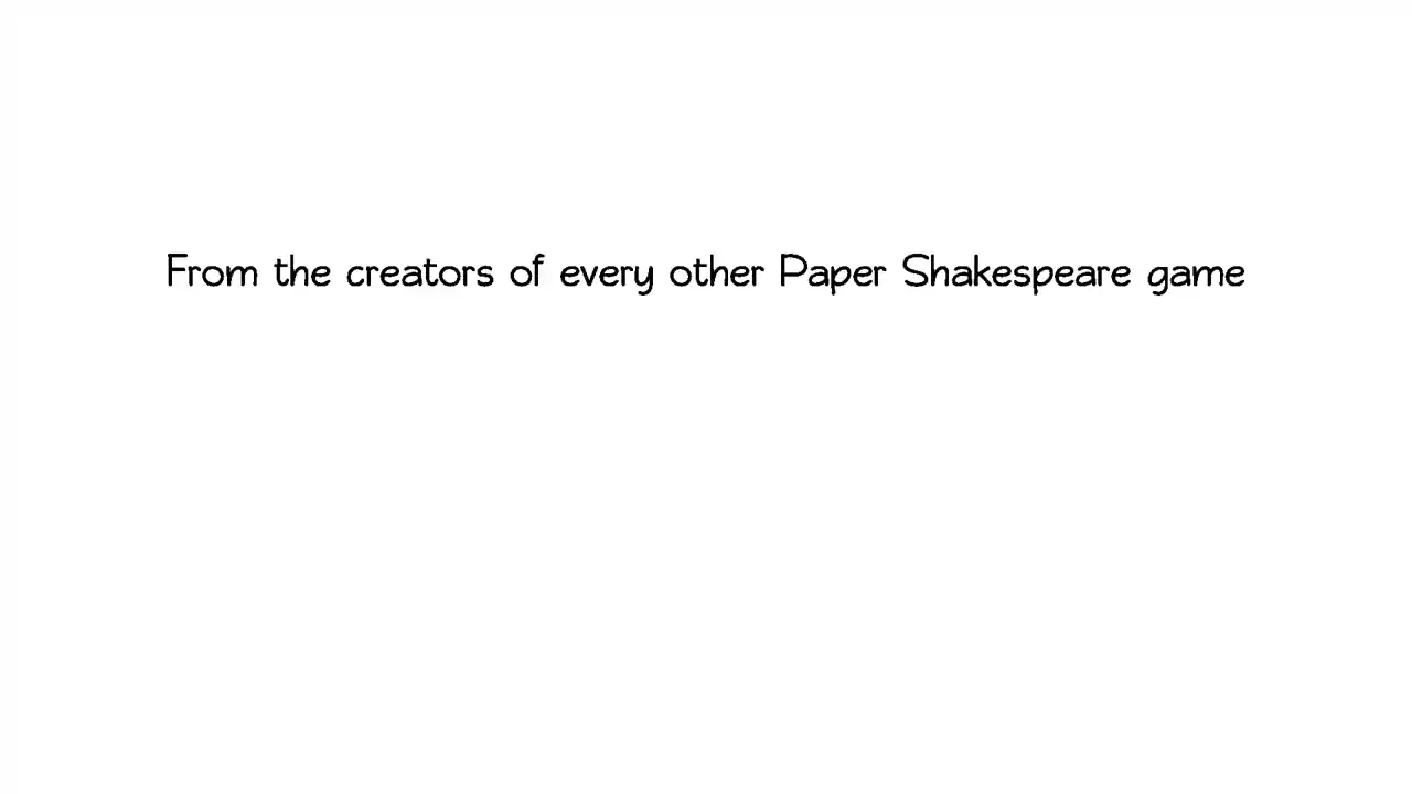 Paper Shakespeare: Stick Julius Caesar (with a dagger)