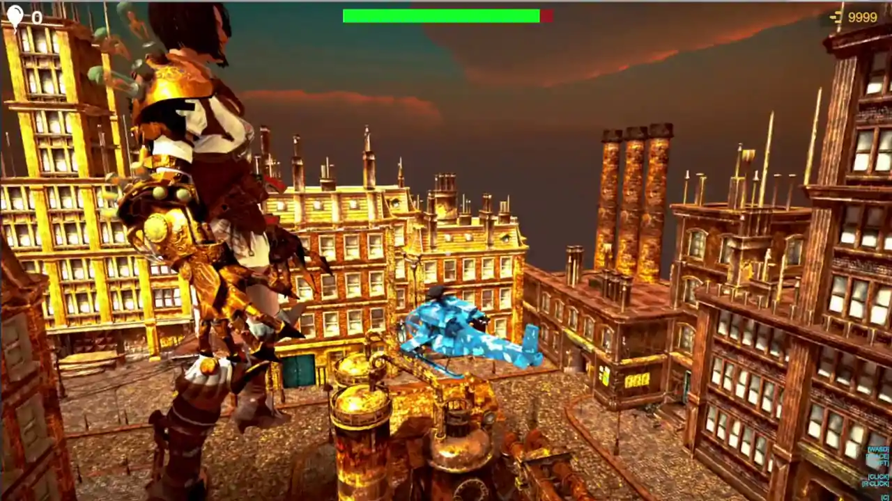 Save Giant Girl from monsters 4
